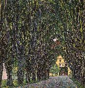 Gustav Klimt Avenue in Schloss Kammer Park oil painting